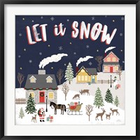 Christmas Village IV Fine Art Print