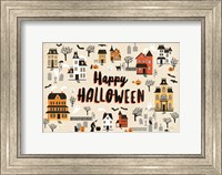 Spooky Village I Cream Fine Art Print