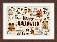 Spooky Village I Cream Fine Art Print