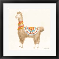 Festive Llama IV Fine Art Print