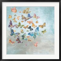Beautiful Butterflies v3 Square Fine Art Print