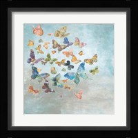 Beautiful Butterflies v3 Square Framed Print
