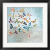 Beautiful Butterflies v3 Square Framed Print