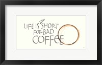 Coffee Sayings I Fine Art Print