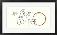 Coffee Sayings I Fine Art Print