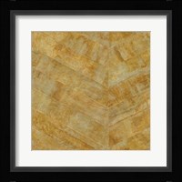 Gilded Herringbone I Framed Print