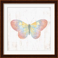 White Barn Butterflies I Fine Art Print