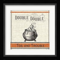 Be Scary V Framed Print