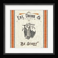 Be Scary IV Framed Print