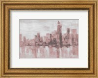 Misty Day in Manhattan Pink Gray Fine Art Print