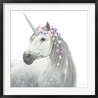 Spirit Unicorn II Sq Enchanted Fine Art Print