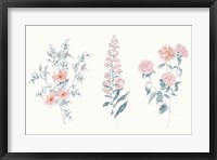 Flowers on White IX Contemporary Bright Fine Art Print