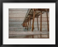 Pier on Wood I Fine Art Print