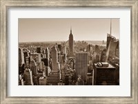 New York Sepia View Fine Art Print