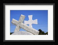 Crosses By The Sea Fine Art Print