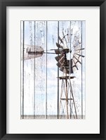White Washed Windmill Fine Art Print