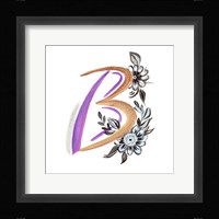 Monogram B Fine Art Print