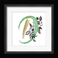 Monogram D Fine Art Print