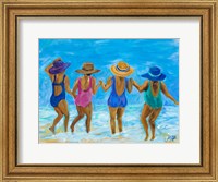 Ladies on the Beach I Fine Art Print