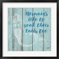 Mermaid Saying II Fine Art Print
