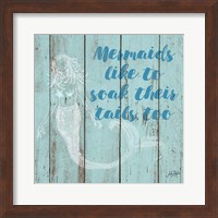 Mermaid Saying II Fine Art Print