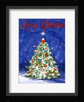 Merry Christmas Tree Fine Art Print