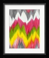 Vibrant Crests I Framed Print