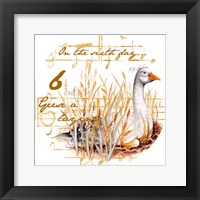 Six Geese a-Laying Framed Print