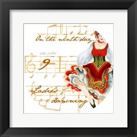 Nine Ladies Dancing Framed Print