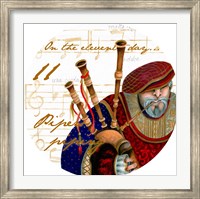 Eleven Pipers Piping Fine Art Print