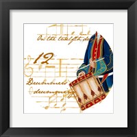 Twelve Drummers Drumming Framed Print