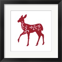 Holiday Deer I Fine Art Print