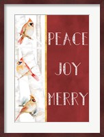 Peace Joy Merry Fine Art Print