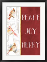 Peace Joy Merry Fine Art Print