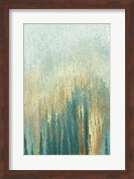 Teal Golden Woods Fine Art Print
