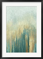 Teal Golden Woods Fine Art Print