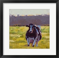 Fat Cow in the Field Fine Art Print