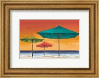 Tropical Umbrellas II Fine Art Print