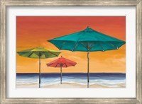 Tropical Umbrellas II Fine Art Print