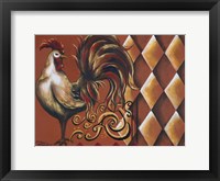 Rules the Roosters I Framed Print