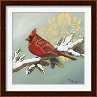 Winter Red Bird II Fine Art Print