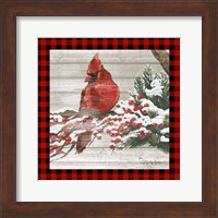 Winter Red Bird III Fine Art Print