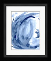 Blue Swirl II Framed Print