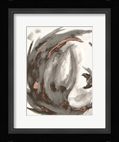 Muted Swirl II Framed Print