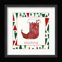 Geometric Christmas III Fine Art Print