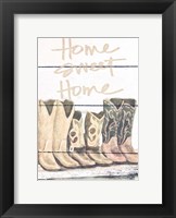 Home Sweet Home Boots in Shape Fine Art Print