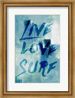 Blue Waves II Fine Art Print