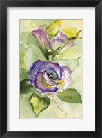 Watercolor Lavender Floral II Framed Print