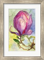 Watercolor Lavender Floral III Fine Art Print