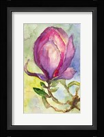 Watercolor Lavender Floral III Framed Print